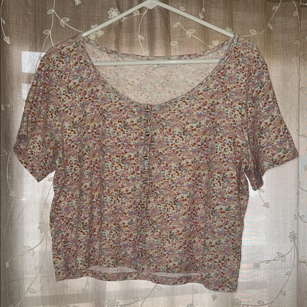 Floral Multicolor Women's Top
